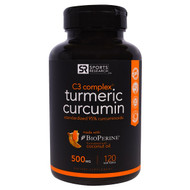 <img alt="Sports Research, Turmeric Curcumin, C3 Complex, 500 mg, 120 Softgels" title="Sports Research, Turmeric Curcumin, C3 Complex, 500 mg, 120 Softgels,023249000839"
