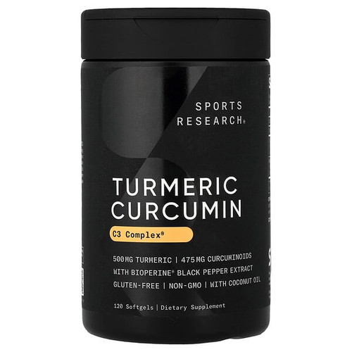 <img alt="Sports Research, Turmeric Curcumin, 120 Softgels" title="Sports Research, Turmeric Curcumin, 120 Softgels,023249000839"