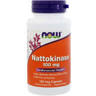 <img alt="Now Foods, Nattokinase, 100 mg, 120 Veg Capsules" title="Now Foods, Nattokinase, 100 mg, 120 Veg Capsules,733739031419"