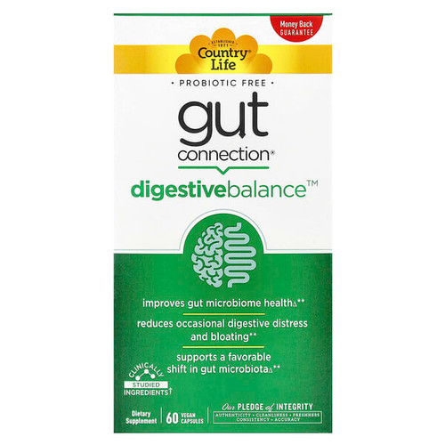 <img alt="Country Life, Gut Connection Digestive Balance, 60 Vegan Capsules" title="Country Life, Gut Connection Digestive Balance, 60 Vegan Capsules,015794030263"