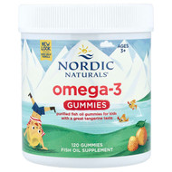 <img alt="Nordic Naturals, Omega-3 Gummies, Ages 3+, Tangerine, 120 Gummies" title="Nordic Naturals, Omega-3 Gummies, Ages 3+, Tangerine, 120 Gummies,768990301315"