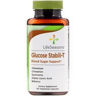 <img alt="LifeSeasons, Glucose Stabili-T Blood Sugar Support, 90 Vegetarian Capsules" title="LifeSeasons, Glucose Stabili-T Blood Sugar Support, 90 Vegetarian Capsules,853760002087"