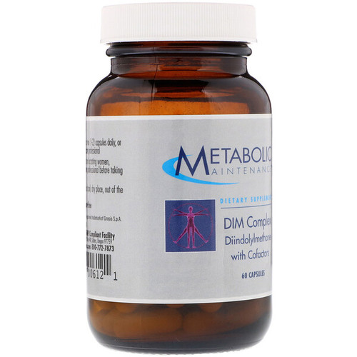 <img alt="Metabolic Maintenance, DIM Complex, Diindolylmethane with CoFactors, 60 Capsules" title="Metabolic Maintenance, DIM Complex, Diindolylmethane with CoFactors, 60 Capsules,838287006121"