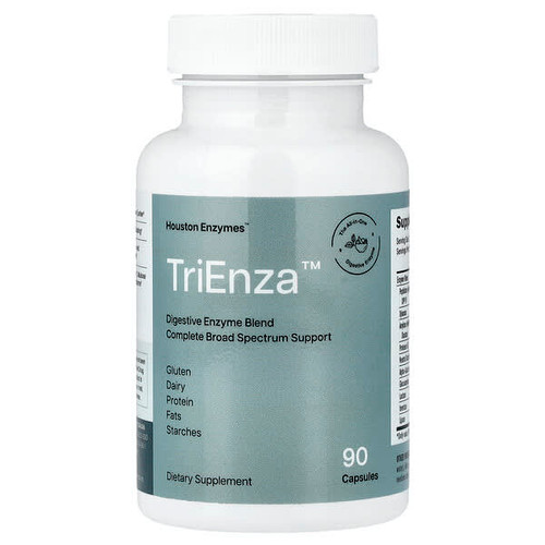 <img alt="Houston Enzymes, TriEnza, Digestive Enzyme Blend, 90 Capsules" title="Houston Enzymes, TriEnza, Digestive Enzyme Blend, 90 Capsules,898631000243"