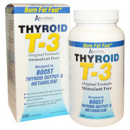 <img alt="Absolute Nutrition, Thyroid T-3, Original Formula, 180 Capsules" title="Absolute Nutrition, Thyroid T-3, Original Formula, 180 Capsules,708235088571"