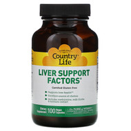 <img alt="Country Life, Liver Support Factors, 100 Vegan Capsules" title="Country Life, Liver Support Factors, 100 Vegan Capsules,015794016120"