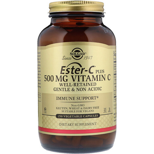<img alt="Solgar, Ester-C Plus, Vitamin C, 500 mg, 250 Vegetable Capsules" title="Solgar, Ester-C Plus, Vitamin C, 500 mg, 250 Vegetable Capsules,033984010499"