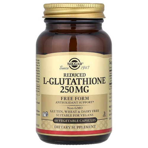 <img alt="Solgar, Reduced L-Glutathione, 250 mg, 60 Vegetable Capsules" title="Solgar, Reduced L-Glutathione, 250 mg, 60 Vegetable Capsules,033984013513"