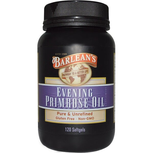 <img alt="Barleans, Evening Primrose Oil, 120 Softgels" title="Barleans, Evening Primrose Oil, 120 Softgels,705875100182"