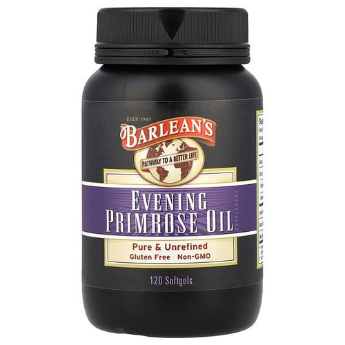 <img alt="Barleans, Evening Primrose Oil, 120 Softgels" title="Barleans, Evening Primrose Oil, 120 Softgels,705875100182"