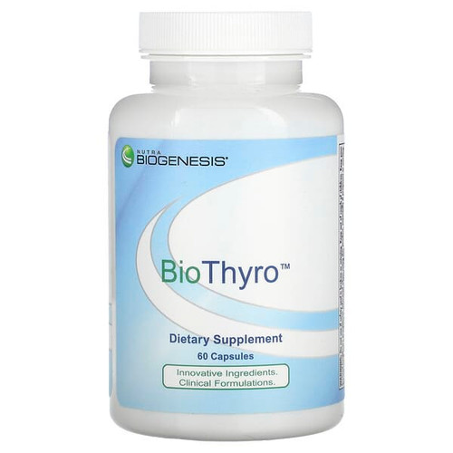 <img alt="Nutra BioGenesis, BioThyro, 60 Capsules" title="Nutra BioGenesis, BioThyro, 60 Capsules,812806102174"