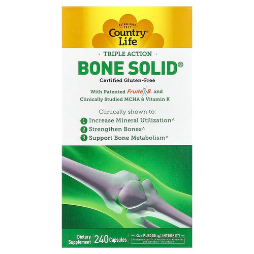 <img alt="Country Life, Bone Solid, 240 Capsules" title="Country Life, Bone Solid, 240 Capsules,015794050445"
