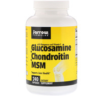 <img alt="Jarrow Formulas, Glucosamine + Chondroitin + MSM , 240 Capsules" title="Jarrow Formulas, Glucosamine + Chondroitin + MSM , 240 Capsules,790011190226"