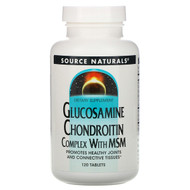 <img alt="Source Naturals, Glucosamine Chondroitin Complex with MSM, 120 Tablets" title="Source Naturals, Glucosamine Chondroitin Complex with MSM, 120 Tablets,021078012542"