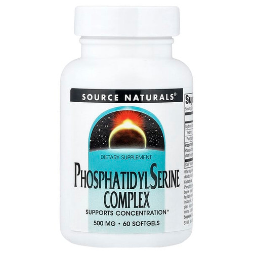 <img alt="Source Naturals, Phosphatidyl Serine Complex, 60 Softgels" title="Source Naturals, Phosphatidyl Serine Complex, 60 Softgels,021078005629"