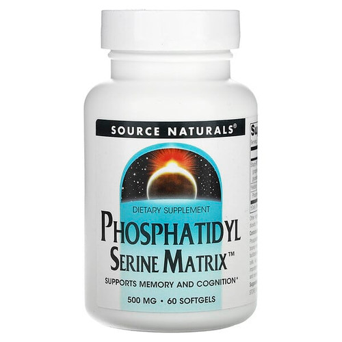 <img alt="Source Naturals, Phosphatidyl Serine Matrix, 500 mg, 60 Softgels" title="Source Naturals, Phosphatidyl Serine Matrix, 500 mg, 60 Softgels,021078019688"