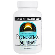 <img alt="Source Naturals, Pycnogenol Supreme, 60 Tablets" title="Source Naturals, Pycnogenol Supreme, 60 Tablets,021078022206"