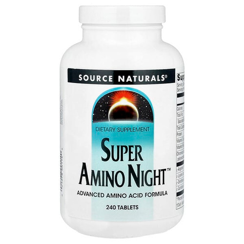 <img alt="Source Naturals, Super Amino Night, 240 Tablets" title="Source Naturals, Super Amino Night, 240 Tablets,021078001140"