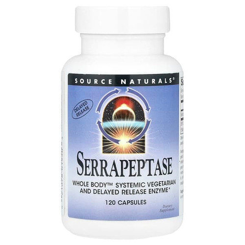 <img alt="Source Naturals, Serrapeptase, 120 Capsules (60,000 SPU Per Capsule)" title="Source Naturals, Serrapeptase, 120 Capsules (60,000 SPU Per Capsule),021078019503"