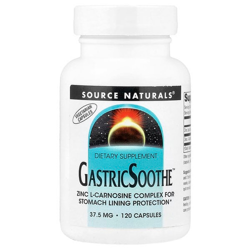 <img alt="Source Naturals, GastricSoothe, 120 Capsules" title="Source Naturals, GastricSoothe, 120 Capsules,021078022978"