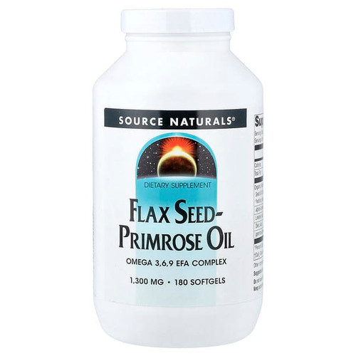 <img alt="Source Naturals, Flax Seed-Primrose Oil, 180 Softgels" title="Source Naturals, Flax Seed-Primrose Oil, 180 Softgels,021078011439"