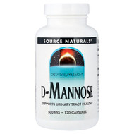 <img alt="Source Naturals, D-Mannose, 500 mg, 120 Capsules" title="Source Naturals, D-Mannose, 500 mg, 120 Capsules,021078021995"