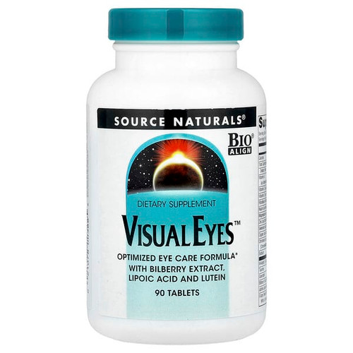 <img alt="Source Naturals, Visual Eyes, 90 Tablets" title="Source Naturals, Visual Eyes, 90 Tablets,021078003885"