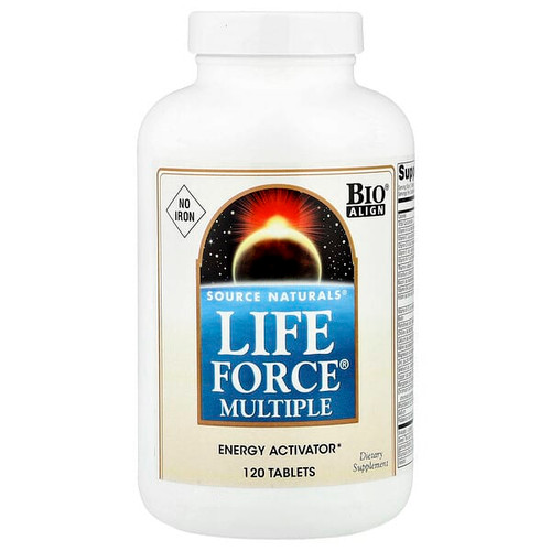 <img alt="Source Naturals, Life Force Multiple, No Iron, 120 Tablets" title="Source Naturals, Life Force Multiple, No Iron, 120 Tablets,021078009665"