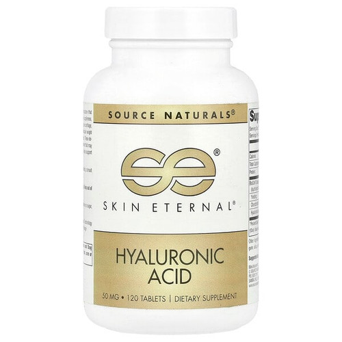 <img alt="Source Naturals, Skin Eternal, Hyaluronic Acid, 120 Tablets" title="Source Naturals, Skin Eternal, Hyaluronic Acid, 120 Tablets,021078016267"