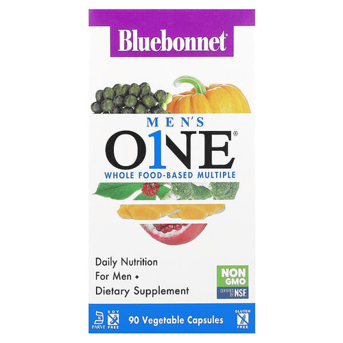 <img alt="Bluebonnet Nutrition, Mens ONE, Whole Food-Based Multiple, 90 Vegetable Capsules" title="Bluebonnet Nutrition, Mens ONE, Whole Food-Based Multiple, 90 Vegetable Capsules,743715001435"
