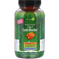 <img alt="Irwin Naturals, 3-in-1 Carb Blocker, Maximum Strength, 150 Liquid Soft-Gels" title="Irwin Naturals, 3-in-1 Carb Blocker, Maximum Strength, 150 Liquid Soft-Gels,710363581350"