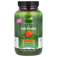 <img alt="Irwin Naturals, 3-in-1 Carb Blocker, Maximum Strength, 150 Liquid Soft-Gels" title="Irwin Naturals, 3-in-1 Carb Blocker, Maximum Strength, 150 Liquid Soft-Gels,710363581350"