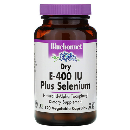 <img alt="Bluebonnet Nutrition, Dry E-400 IU, Plus Selenium, 120 Vcaps" title="Bluebonnet Nutrition, Dry E-400 IU, Plus Selenium, 120 Vcaps,743715006324"