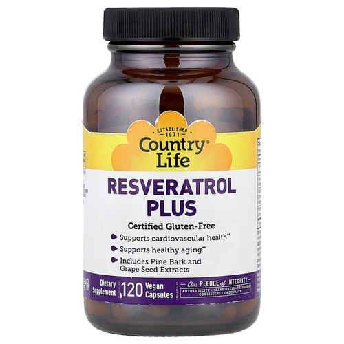 <img alt="Country Life, Resveratrol Plus, 120 Vegan Capsules" title="Country Life, Resveratrol Plus, 120 Vegan Capsules,015794073185"