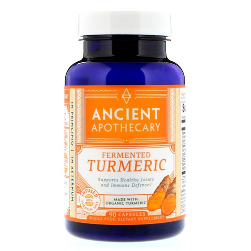 <img alt="Ancient Apothecary, Fermented Turmeric, 90 Capsules" title="Ancient Apothecary, Fermented Turmeric, 90 Capsules,816421020158"