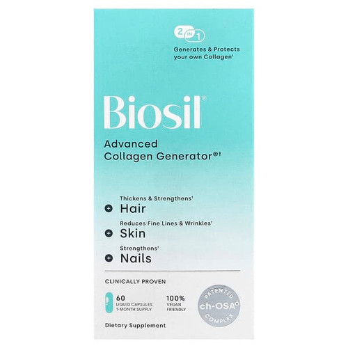 <img alt="Biosil, Advanced Collagen Generator, 60 Liquid Capsules" title="Biosil, Advanced Collagen Generator, 60 Liquid Capsules,5425010391873"