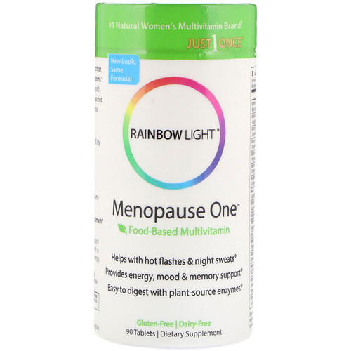 <img alt="Rainbow Light, Menopause One, Food-Based Multivitamin, 90 Tablets" title="Rainbow Light, Menopause One, Food-Based Multivitamin, 90 Tablets,021888112432"