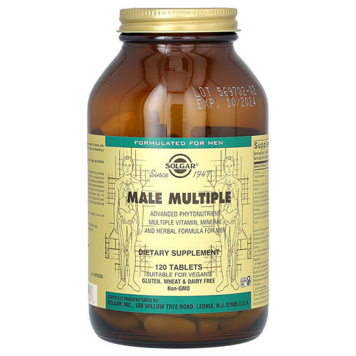 <img alt="Solgar, Male Multiple, 120 Tablets" title="Solgar, Male Multiple, 120 Tablets,033984012066"