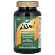 <img alt="Natures Way, Alive Max3 Potency Adult Complete Multivitamin, With Iron, 180 Tablets" title="Natures Way, Alive Max3 Potency Adult Complete Multivitamin, With Iron, 180 Tablets,033674149287"