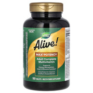 <img alt="Natures Way, Alive Max3 Potency, Adult Complete Multivitamin, No Added Iron, 180 Tablets" title="Natures Way, Alive Max3 Potency, Adult Complete Multivitamin, No Added Iron, 180 Tablets,033674149324"