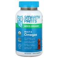 <img alt="SmartyPants, Mens Organic, Multi & Omegas Gummies, Raspberry, Lemon Lime, & Grape , 120 Gummies" title="SmartyPants, Mens Organic, Multi & Omegas Gummies, Raspberry, Lemon Lime, & Grape , 120 Gummies,817053020820"
