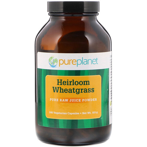 <img alt="Pure Planet, Heirloom Wheatgrass, 240 Vegetarian Capsules" title="Pure Planet, Heirloom Wheatgrass, 240 Vegetarian Capsules,764934526936"