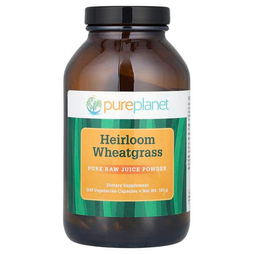 <img alt="Pure Planet, Heirloom Wheatgrass, 240 Vegetarian Capsules" title="Pure Planet, Heirloom Wheatgrass, 240 Vegetarian Capsules,764934526936"