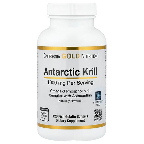 <img alt="California Gold Nutrition, Antarctic Krill Oil, Omega-3 Phospholipids Complex with Astaxanthin, Natural Strawberry and Lemon, 120 Fish Gelatin Softgels" title="California Gold Nutrition, Antarctic Krill Oil, Omega-3 Phospholipids Complex with Astaxanthin, Natural Strawberry and Lemon, 120 Fish Gelatin Softgels,898220011025"