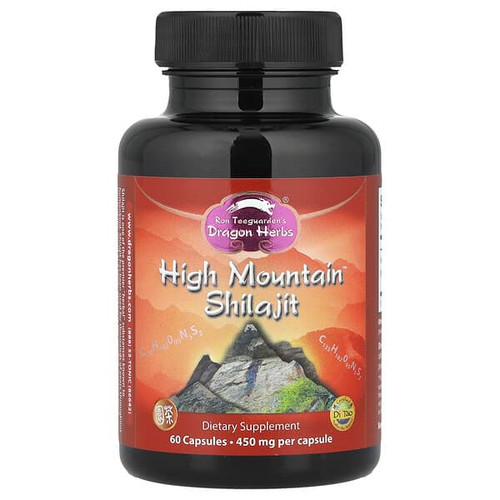 <img alt="Dragon Herbs, High Mountain Shilajit, 450 mg, 60 Capsules" title="Dragon Herbs, High Mountain Shilajit, 450 mg, 60 Capsules,679372005267"