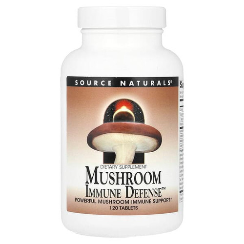 <img alt="Source Naturals, Mushroom Immune Defense, 120 Tablets" title="Source Naturals, Mushroom Immune Defense, 120 Tablets,021078016106"