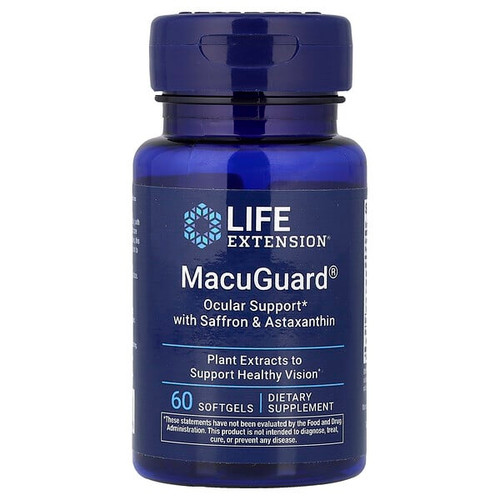 <img alt="Life Extension, MacuGuard, Ocular Support with Saffron & Astaxanthin, 60 Softgels" title="Life Extension, MacuGuard, Ocular Support with Saffron & Astaxanthin, 60 Softgels,737870199366"