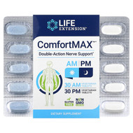 <img alt="Life Extension, ComfortMAX, Double-Action Nerve Support, For AM & PM, 60 Vegetarian Tablets" title="Life Extension, ComfortMAX, Double-Action Nerve Support, For AM & PM, 60 Vegetarian Tablets,737870220268"