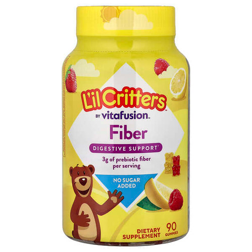 <img alt="Lil Critters, Fiber Gummies, Lemon, Raspberry, Strawberry, 90 Gummies" title="Lil Critters, Fiber Gummies, Lemon, Raspberry, Strawberry, 90 Gummies,027917024134"