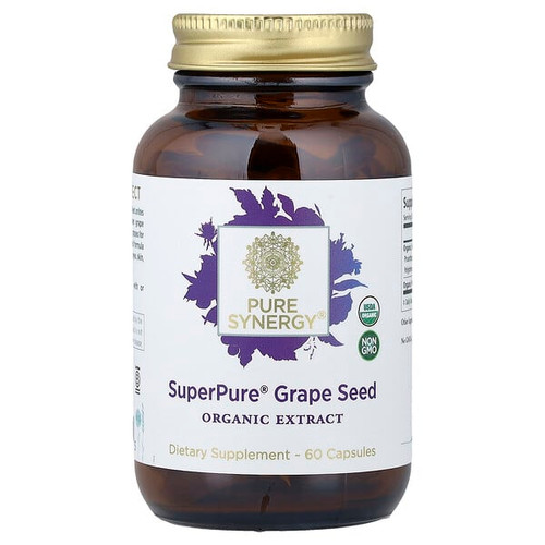 <img alt="Pure Synergy, SuperPure Grape Seed, 60 Capsules" title="Pure Synergy, SuperPure Grape Seed, 60 Capsules,852971004675"